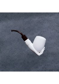 Resim Yunar Asvorel 9mm. Filtreli Akrilik Saplı Lületaşı Pipo 14011m 