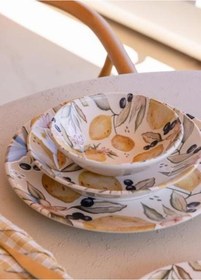 Resim The Mia Limoncello 6 Kişilik 24 Parça Yemek Takımı Çok Renkli 