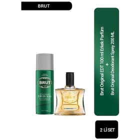 Resim Brut Original Erkek Parfüm EDT 100 ML + Deodorant 200 ML 