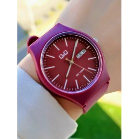 Resim Q&Q Silikon Kordon 10 Bar Su Geçirmez Unisex Çocuk Kol Saati A212J011Y-A 