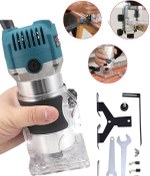 Resim Millian Italy Technology 3000 Watt Profesyonel 2 Yıl Garantili Formika Tıraşlama Freze Makinası 6 Mm Pens 