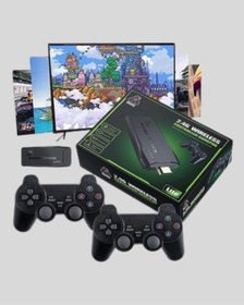 Resim Kablosuz Taşınabilir Oyun Konsolu 2.4g Tv Bağlantılı Kompakt Tasarım 