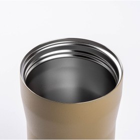 Resim Tantitoni 024-01-HAKİ ÇİFT KATMANLI PASLANMAZ ÇELİK TERMOS BARDAK 350ML 