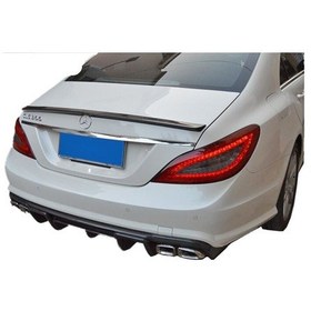 Resim Mercedes W218 Uyumlu Cls Spoiler Boyalı Fiber 