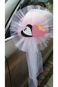 Resim Büşra Süsleme Yeni Model Etekli Nişan Nikah Konvoy Süsü 10 Lu 