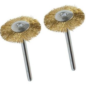 Resim Merttools Pimli Dairesel Prinç Tel Fırça 25 Mm 2 Adet - 3 Mm 