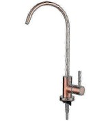 Resim Lavabo İçin Su Filtreli Musluk - Ro Sistemli Paslanmaz Çelik Musluk Gül Altın 