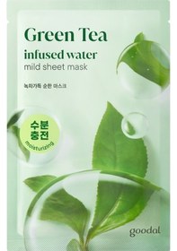 Resim Goodal Green Tea Infused Water Mild Sheet Mask - Nemlendirici Yeş 