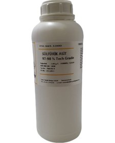 Resim Sülfürik Asit %97-98 Extra Pure H2So4 1 L 