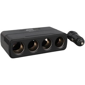Resim Olesson 2014 12-24v Type-c + Usb-a Girişli 120w 80cm Kablolu 4'lü Araç Çakmak Çoklayıcı 