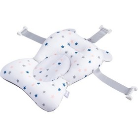 Resim Dianziye Yeni Doğan Bebekler İçin Yüzme Oynatıcı Banyo Yastığı - Güneş Altı Beyaz Küçük Boy Ağ Deseni 