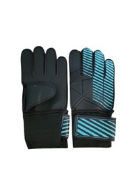 Resim Unes Nk Logolu Futbol Kaleci Eldiveni Parmak Korumalı, Tutuş Güçlü, Yetişkin & Çocuk Beden Fosfor Sarı 