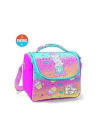 Resim Coral High Kids Renkli Dondurmalı Kedi Desenli Thermo Beslenme Çantası 11881 