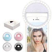 Resim Adista Cep Telefonu Işıklı Selfie Işığı Led Halka (Usb Şarjlı) 