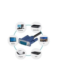 Resim Monitör Kablosu Vga - Vga 10 Metre Vga Kablosu 10 Mt 