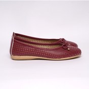 Resim Kadın Espadril Ayakkabı - Bordo Cılt 