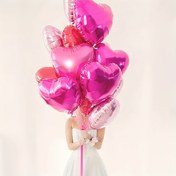 Resim 5 Çeşit Renkte Kalp Şeklinde Folyo Balon - Sevgililer Günü, Düğünler, Doğum Günleri, Mezuniyet ve Parti Süslemeleri İçin Harika, Doğum Günü Balonları 