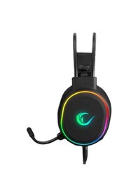 Resim Rampage ROGUE Siyah Usb Rgb Ledli Gaming Esnek Mikrofonlu Oyuncu Kulaklık 