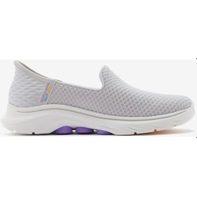 Resim Skechers Skechers Slip-ins: Go Walk 7 - Daley Kadın Gri Yürüyüş Ayakkabısı 125228 Gylv Gri 