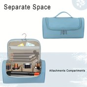 Resim Tek Renkli Seyahat Seti, Airwrap Styler ve Shark Flexstyle için Uygun - Taşınabilir Yüksek Kaliteli Depolama Çantası, Kendi Bölmesi ile Saç Kurutma Makinesi, Kıvırıcı ve Aksesuarlar için Yerleştirilebilir, Katlanabilir Tasarım 