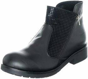 Resim K505-2 Siyah Büyük Numara Kadın Botları 