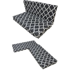 Resim Mini Şark Köşesi, Vip Yer Minderi, Minder Süngerli Yer Minderi-karaçatı Çok Renkli 