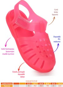 Resim Kiko Kids Fina Günlük Deniz Havuz Plaj Kız Çocuk Sandalet Ayakkabı 