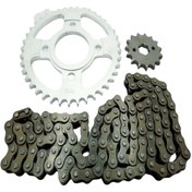 Resim Mondial Agk 125 Ön-Arka Dişli Zincir Set Orj (492651477) 