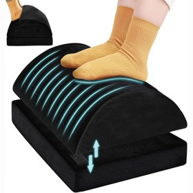 Resim Ergonomik Ayarlanabilir Yükseklikte Isıtmalı Çalışma Masası Altı Ayağa Destek - 2 Seviyeli Hizalama, Yumuşak Keçe Üst & Sağlam Taban - Ev Ofisi, Oyun Koltuğu ve Bilgisayar Masası İçin Fişli Bacak Desteği Taburesi - Siyah Modern Sıcaklık Özellikli Şeytan Pençesi ile Duruş Gelişimi ve Konfor, Çevrimiçi Çalışma, Uzun Oturma Seansları için Ideal, İdeal Ofis kullanımıyla birlikte, Masa Altı Ayarlanabilir Ayağın Dinlenme Yeri,Ofis için ayak taburesi,Masa Ayak Dinlendirici, 