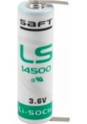 Resim Saft LS14500 AA 2PF 3.6 V Li-SOCI2 Lityum Kalem Pil 