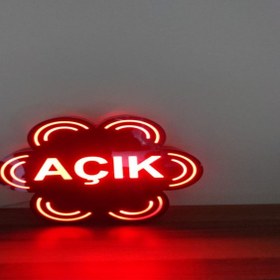 Resim PAPATYA GÖRÜNÜMLÜ RENKLİ LED AÇIK TABELASI 