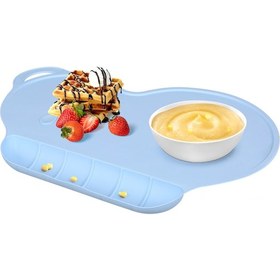 Resim Yaleker Emici Tabanlı Bebek Mama Önlüğü - Kaymaz, Isıya Dayanıklı Silikon Yemek Tabağı Diğer Çok Renkli 