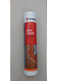 Resim Würth Silikon Antrasit Gri Koyu Gri Nötr Silikon Genel Amaçlı Kullanım 310 Ml 