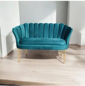 Resim Tutkum Metal Ayaklı Papatya Çay Seti Koltuk Takımı 