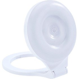 Resim Geeroyoo Taşınabilir Manyetik Telefon Dolgu Işığı, Katlanabilir Selfie Aydınlatma, Mini Telefon Standı, 3 Işık Modu, Beyaz Beyaz 