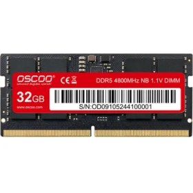 Resim Oscoo N300 32GB 4800MHZ CL46 Ddr5 Sodımm 1.1V Ram 