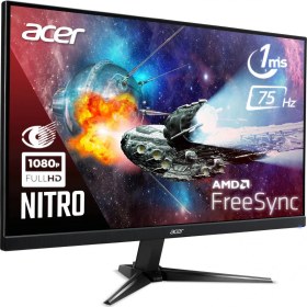 Resim Acer Nitro QG241Ybii 75Hz 23.8" 1ms (Analog+HDMI) FreeSync Full HD Monitör 