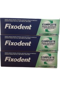 Resim Complete Güçlü Tutuş Extra Ferah Aroma Protez Yapıştırıcı Krem 47 Gr X 3 Adet 