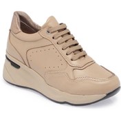 Resim Tergan Vizon Hakiki Deri Kadın Sneaker - K24S1AY67724-A44 