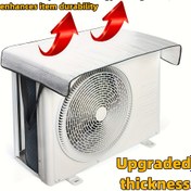 Resim 1 Adet Dış Mekan Klima Koruyucu Örtüsü - Sağlam Kalay Metal, Yağmura ve Güneşe Karşı Koruma, Elektrik Gerektirmez, AC Ünitesi Uyumlu, Kolay Kurulum, Köşeli Tasarım, Hava Koşullarına Dayanıklı Kalkan 