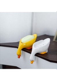 Resim Ördek Tasarımlı Sabunluk Tdrtr Beyaz 