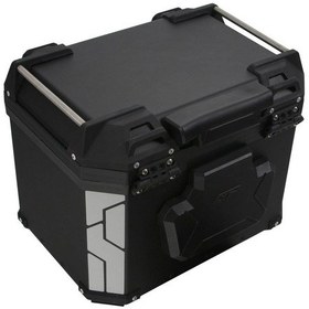 Resim GP Kompozit Universal 37 lt Alüminyum Motosiklet Çantası Siyah 