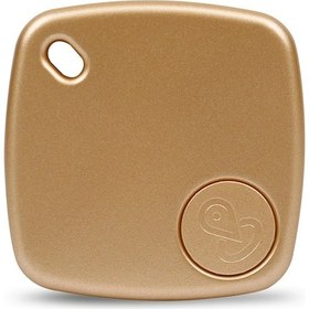 Resim F2 Sualio Etiketi Kablosuz Akıllı Etiketimi Bul Bluetooth Bagaj Takip Cihazı Cüzdan Anahtar Bulucu - Altın 