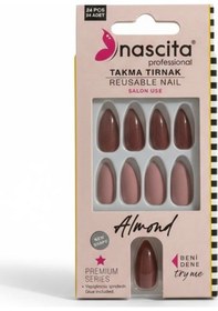 Resim Nascita Almond Professional Takma Tırnak 24'lü Set 
