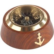 Resim Denizcilik Grubu-marine Pirinç Aksesuar-pusula-7x7x4 Cm-jttr2703 