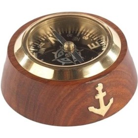 Resim Denizcilik Grubu-marine Pirinç Aksesuar-pusula-7x7x4 Cm-jttr2703 