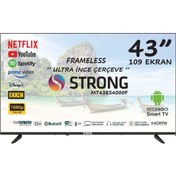 Resim Strong MT43ES4000F Full HD 43" 109 Ekran Uydu Alıcılı Android Smart LED TV Strong MT43ES4000F Full HD 43" 109 Ekran Uydu Alıcılı Android Smart LED TV