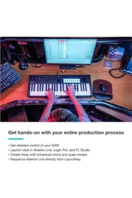 Resim AyrStore Launchkey 49 [MK4] 49 Tuşlu Yarı Ağırlıklı, USB, MIDI Klavye Kontrolörü, DAW Entegrasyonu 