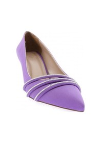 Resim Dgn 3215-23y Kadın Sıralı Silver Taşlı Sivri Burun Kadeh Topuklu Ayakkabı 3215-1710-R13727 Lila 