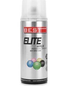 Resim Best Akrilik Sprey Boya Elite 400 ML Ral9005 Siyah Mat 